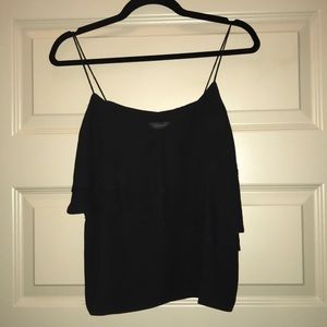 NEVER WORN J. CREW SIZE 4 BLACK TANK TOP